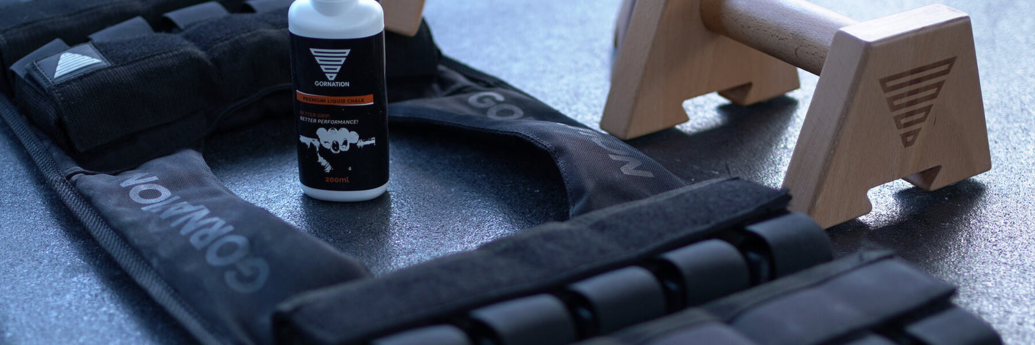 New product launch: GORNATION Premium Wooden Parallettes & 20kg Weight Vest