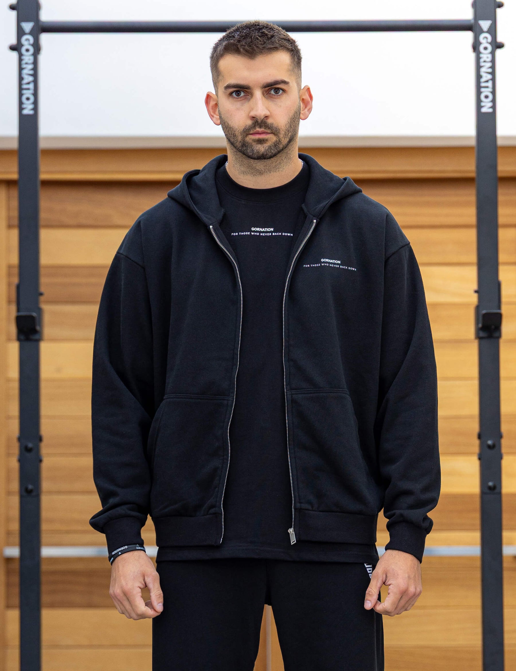 Anime Oversized Zip Jacket Balance