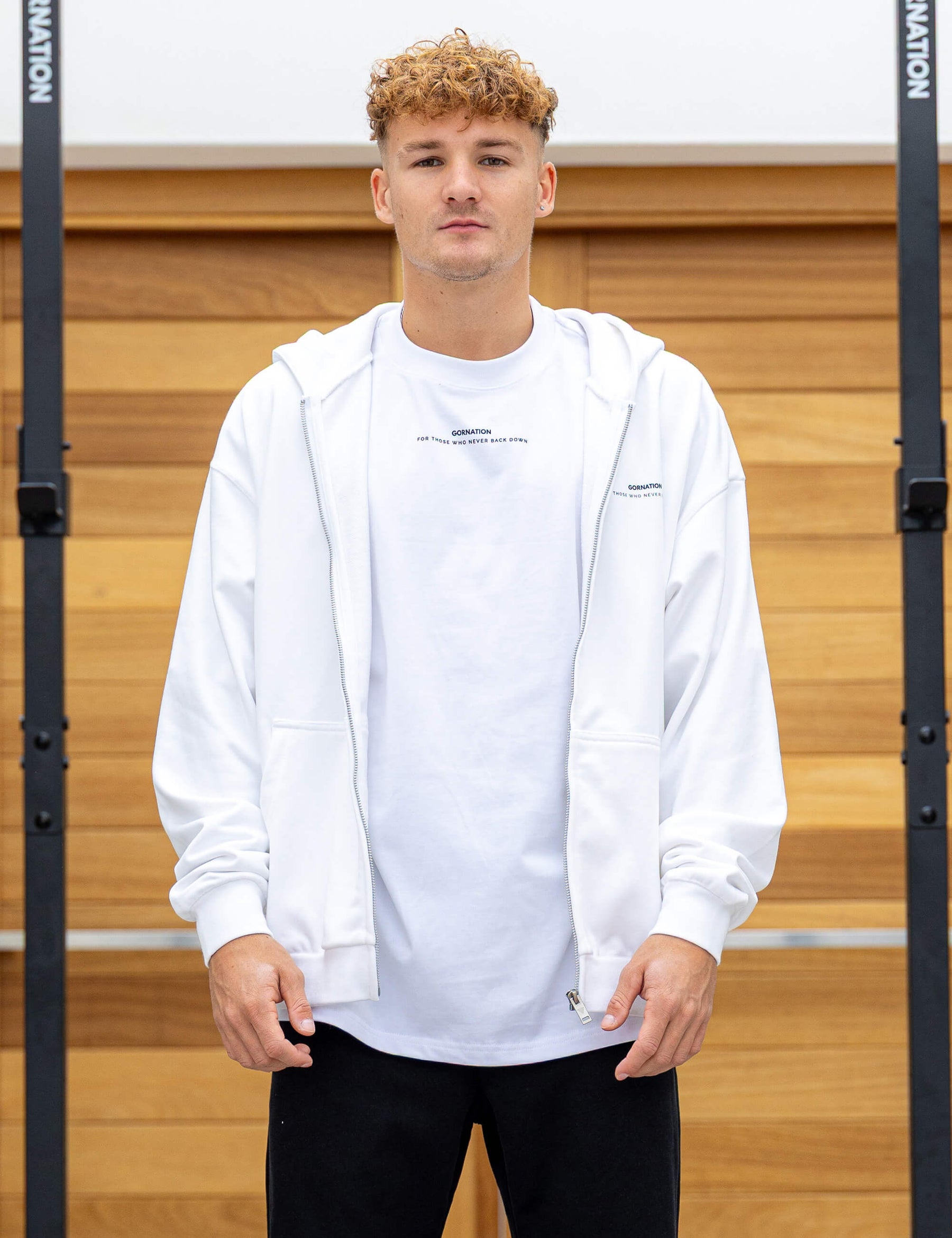 Anime Oversized Zip Jacket Control