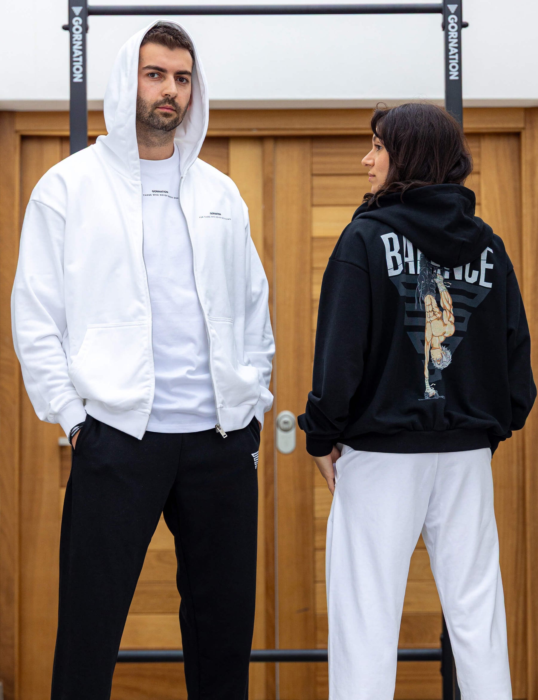 Anime Oversized Zip Jacket Balance