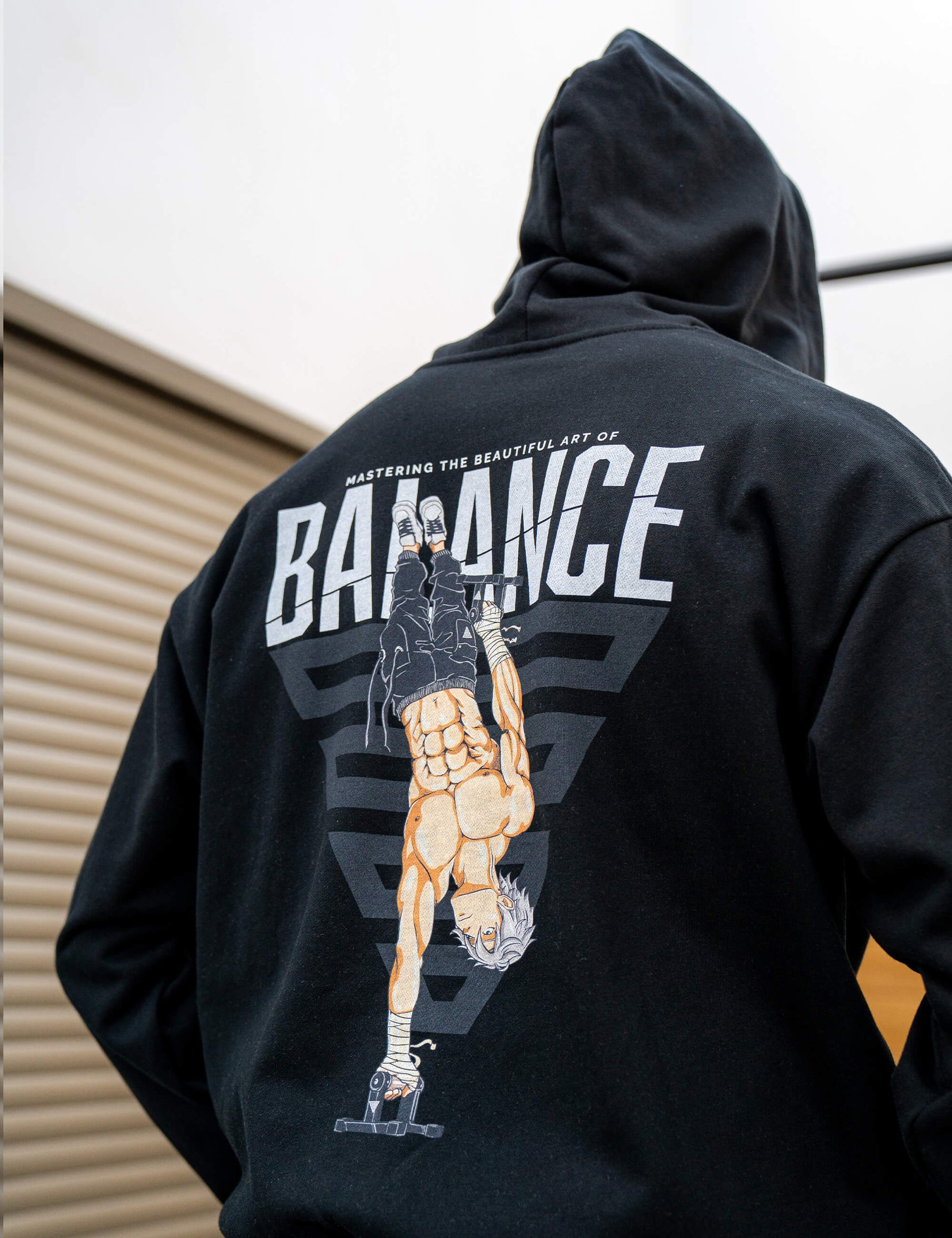 Anime Oversized Zip Jacket Balance