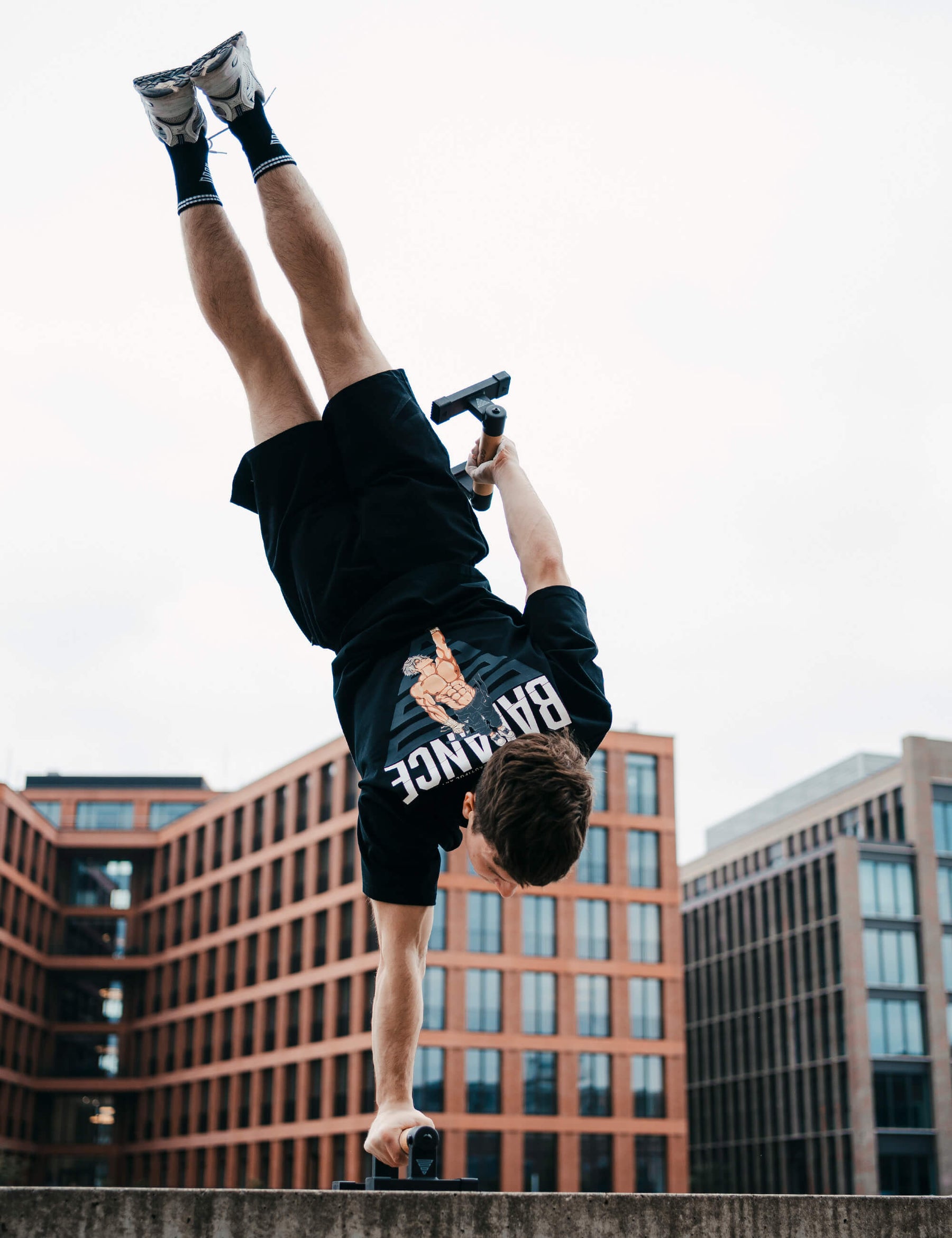 Anime Oversized T-Shirt Balance Men