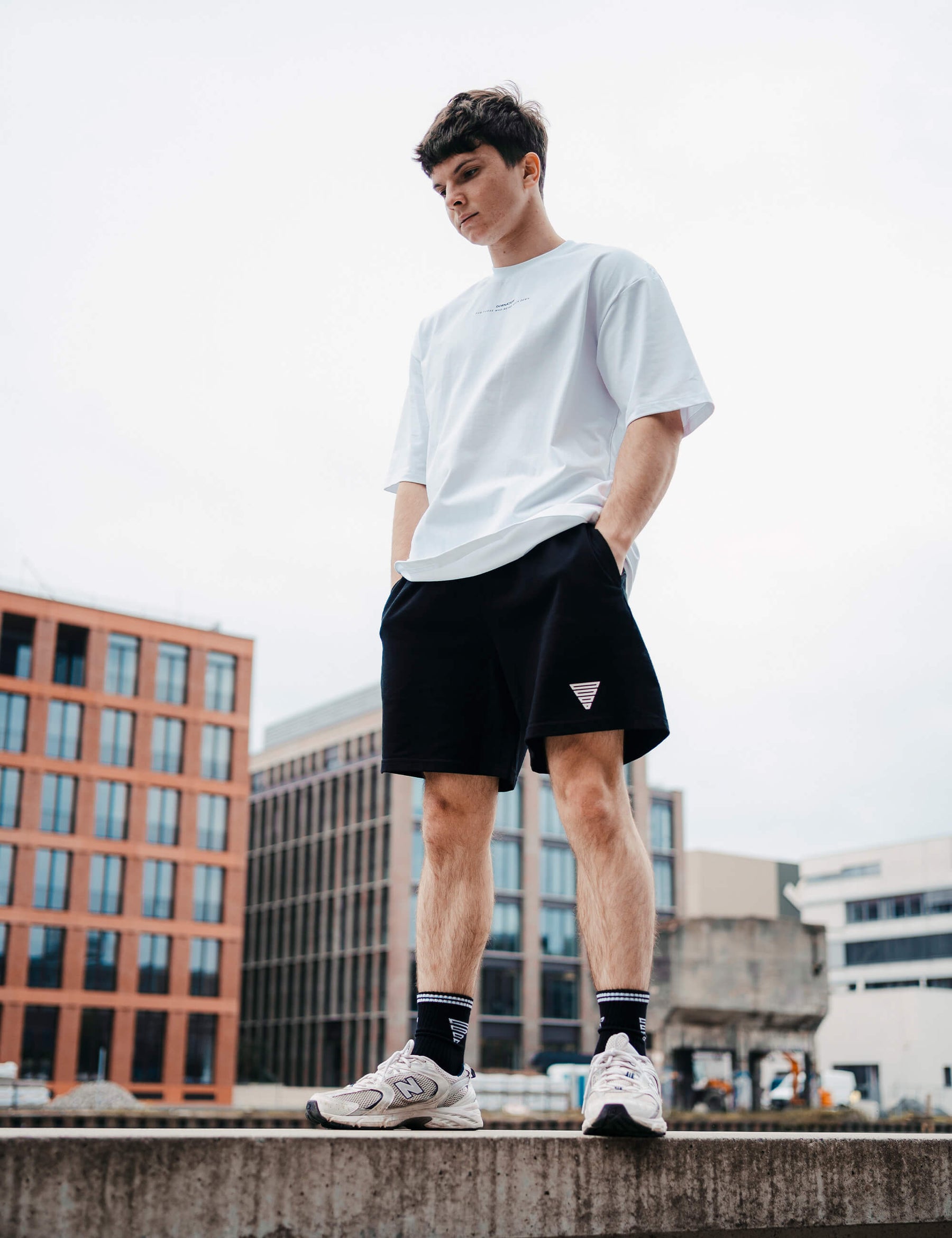 Anime Oversized T-Shirt Balance Men