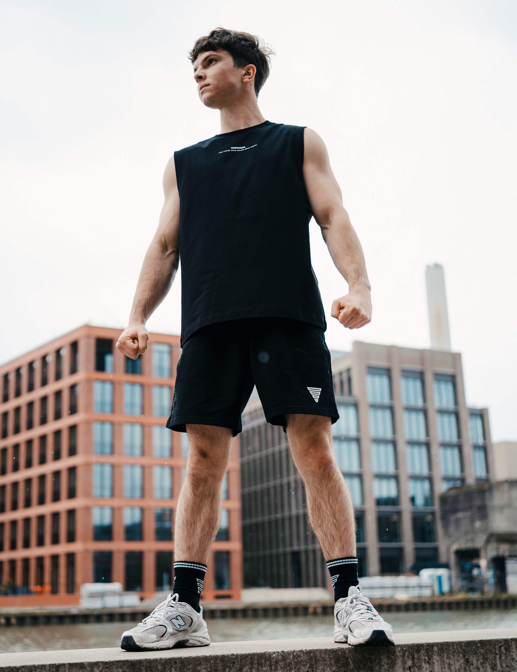 Anime Oversized Tank Top Balance Men