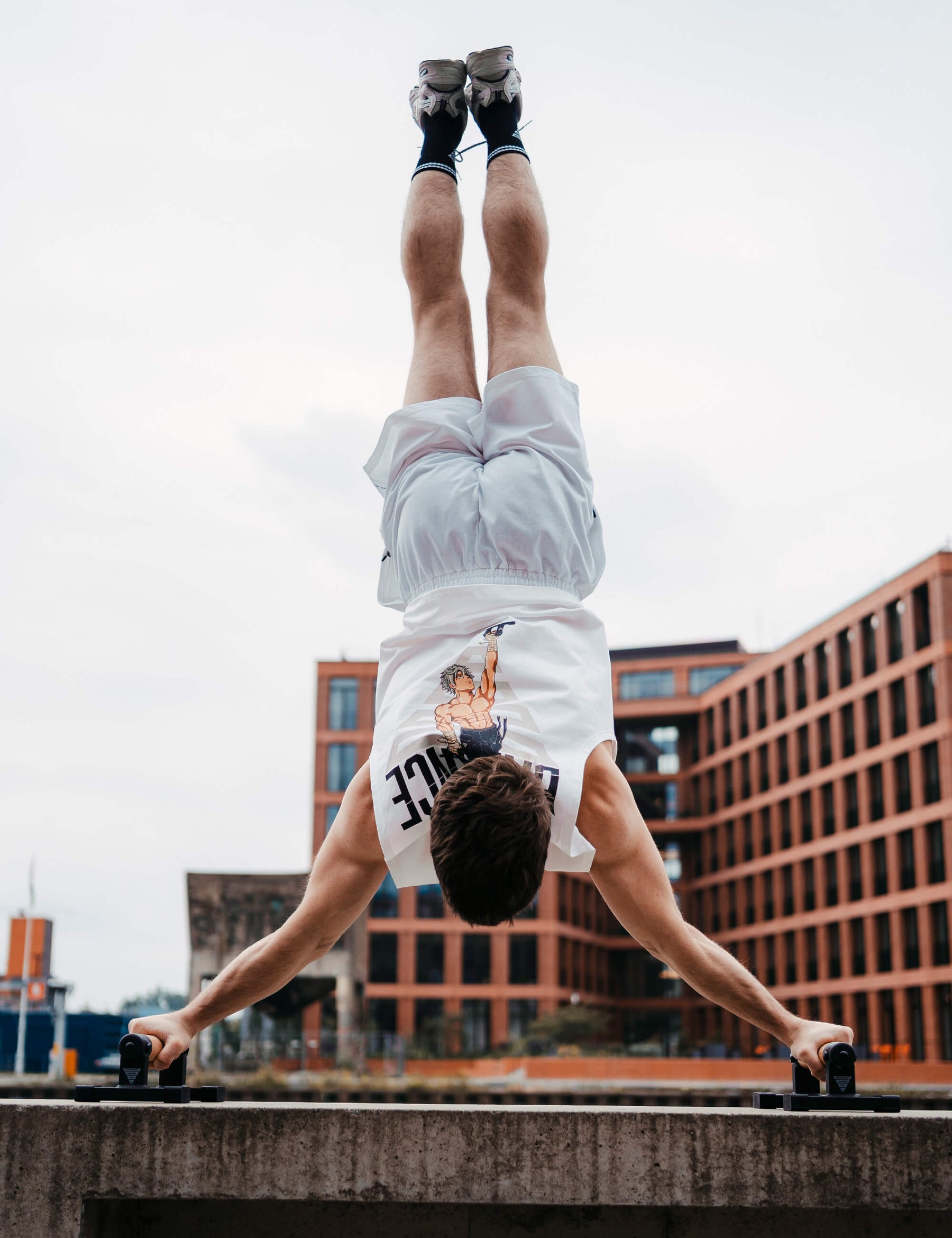 Anime Oversized Tank Top Balance Men
