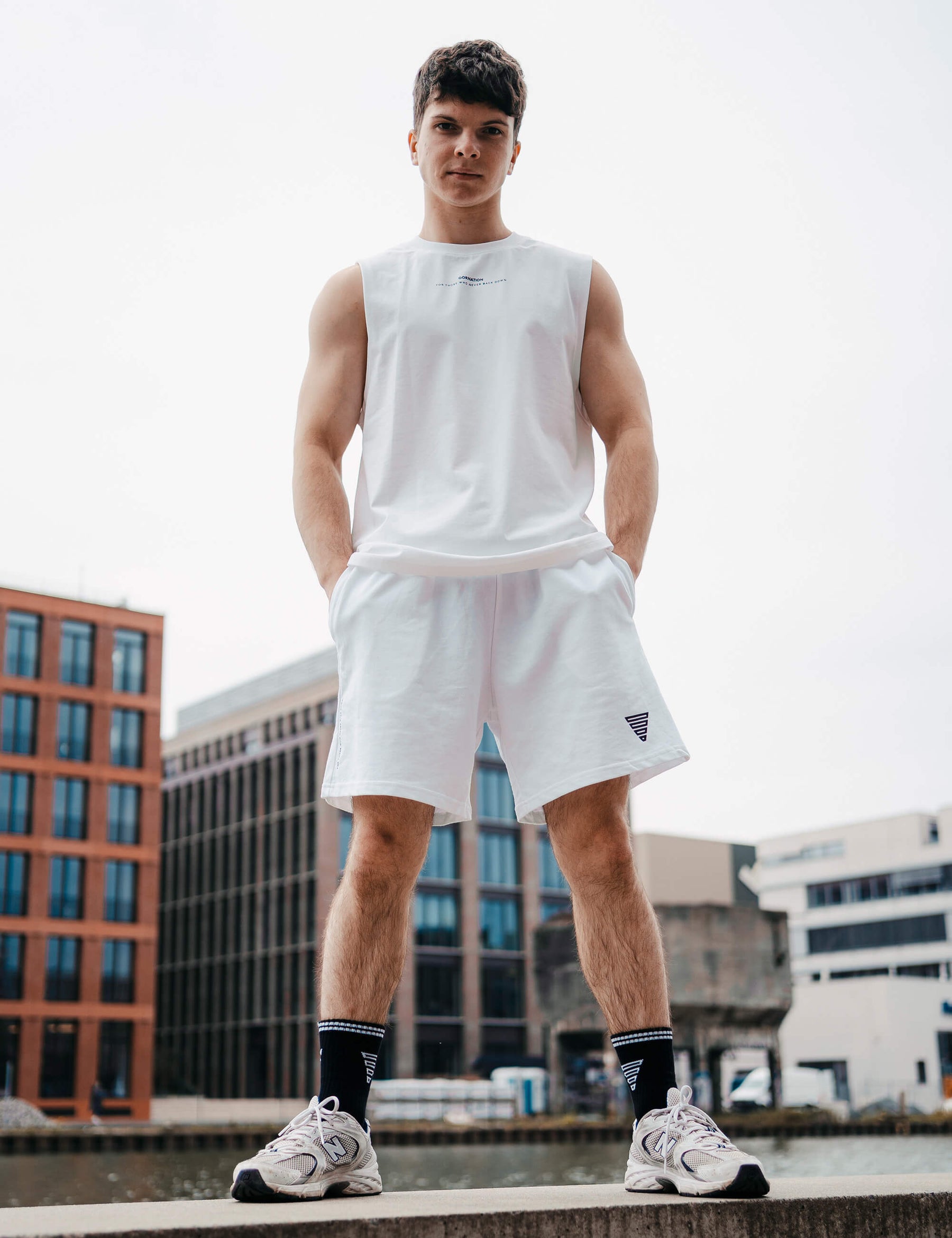 Anime Oversized Tank Top Balance Men