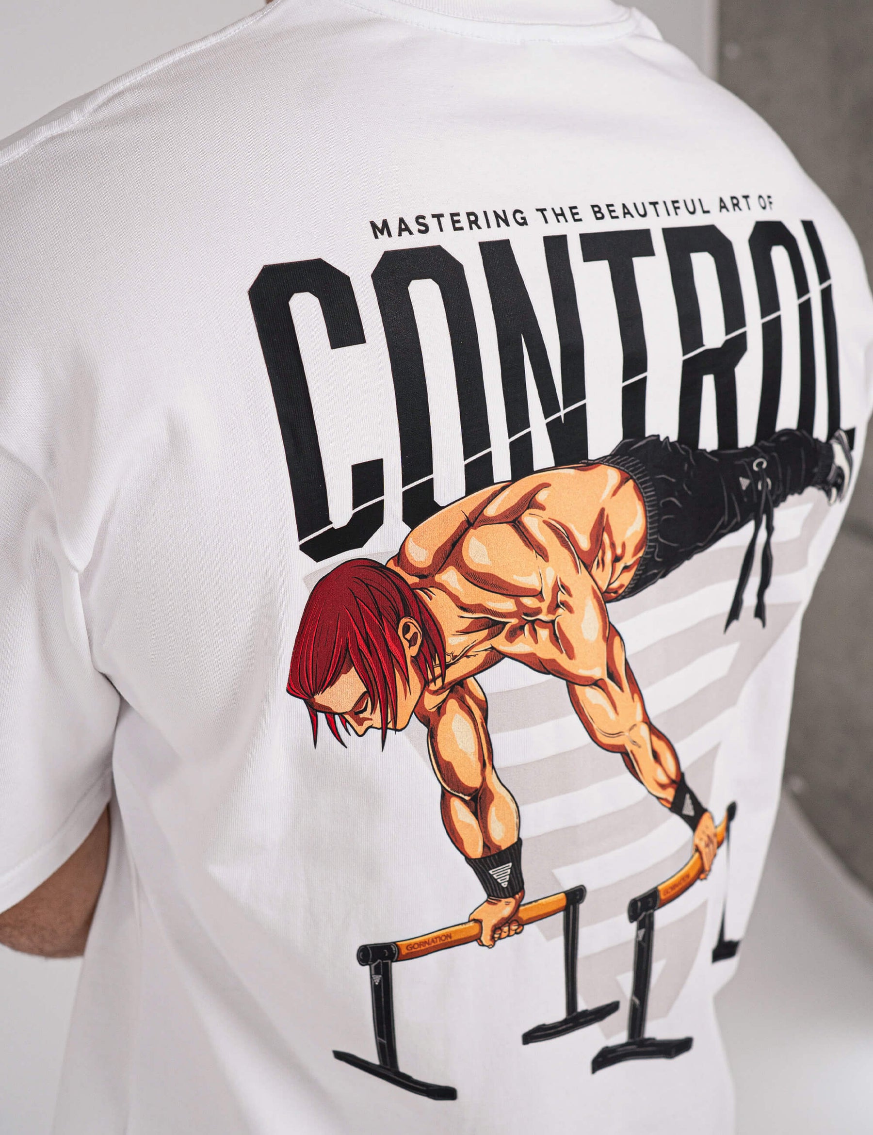 Anime Oversized T-Shirt Control Men