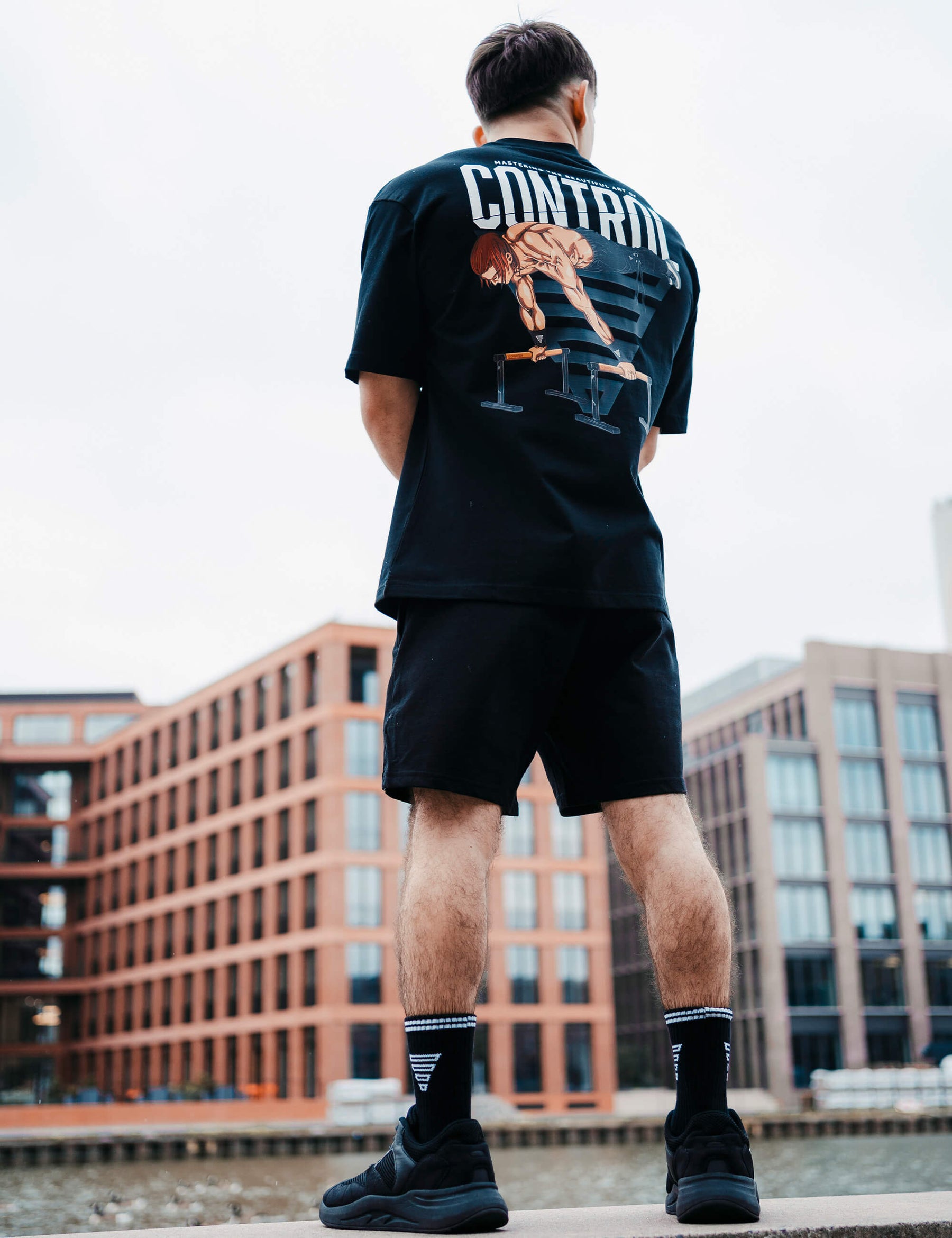 Anime Oversized T-Shirt Control Men