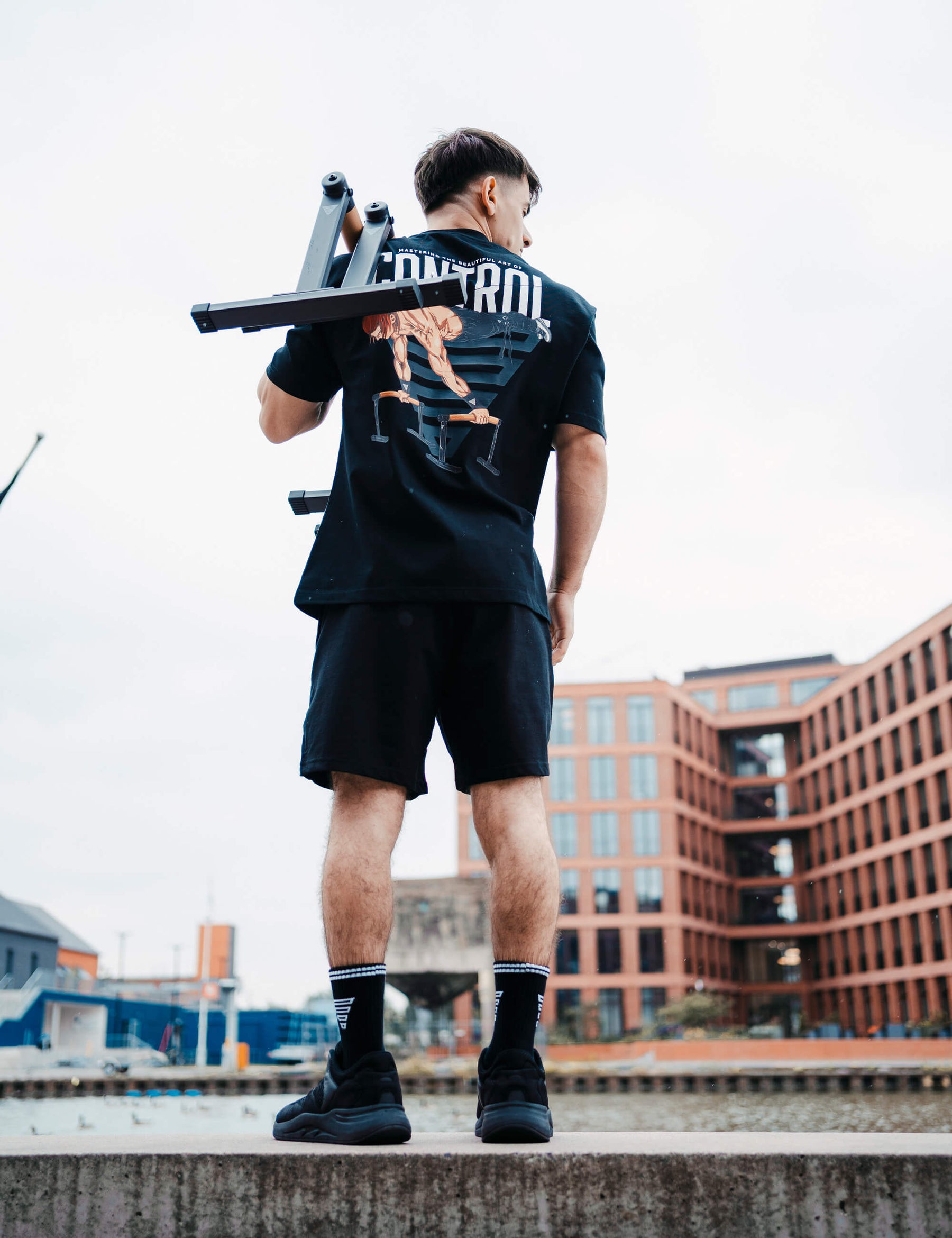 Anime Oversized T-Shirt Control Men