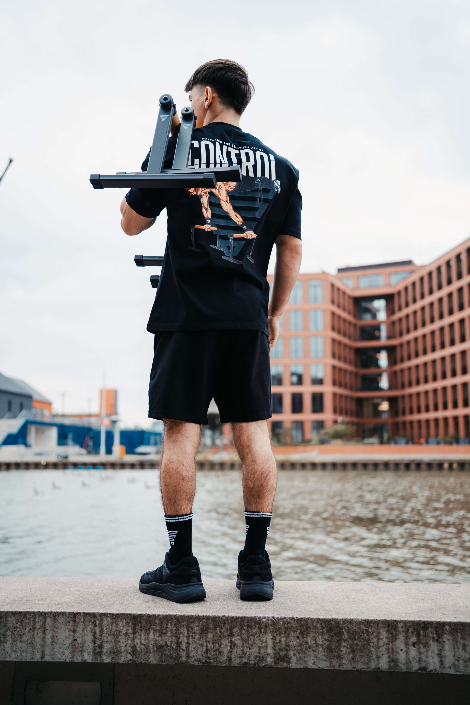 Anime Oversized T-Shirt Control Men