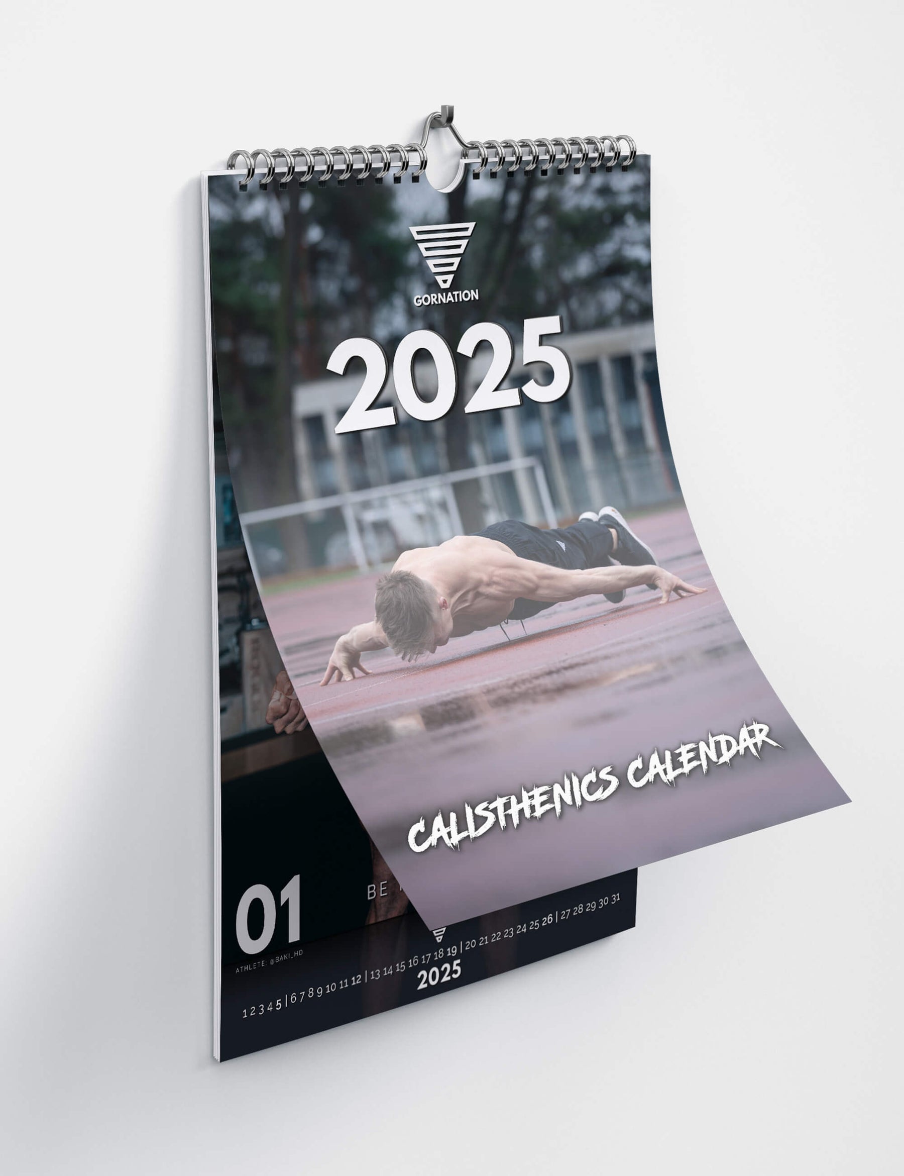 Calisthenics Wall Calendar 2026