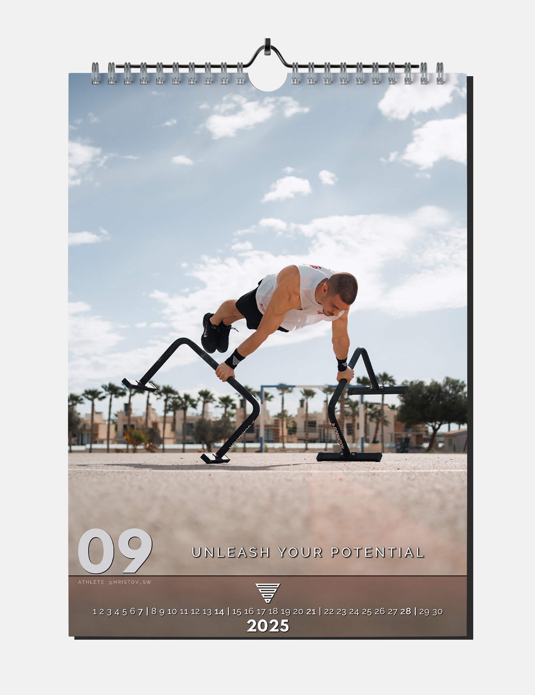 Calisthenics Wall Calendar 2026