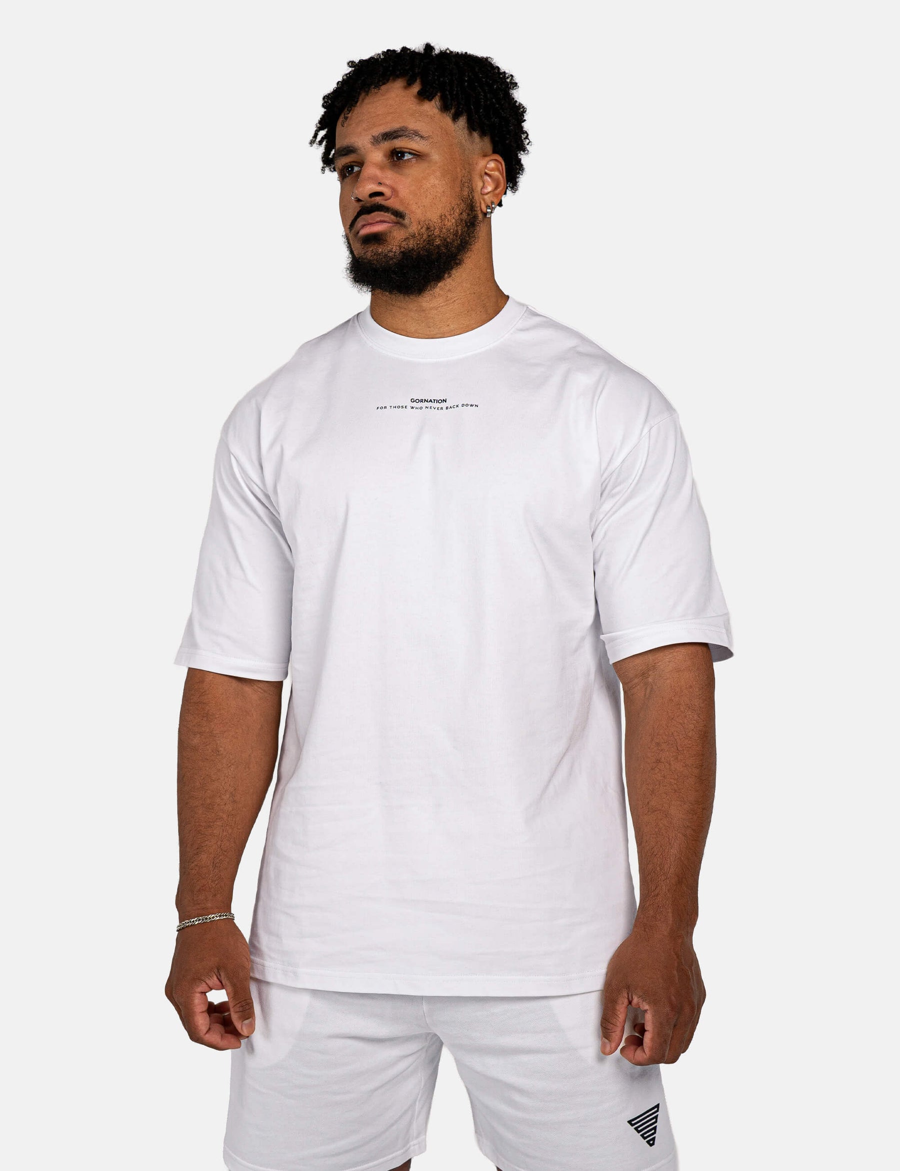 Anime Oversized T-Shirt Strength Men