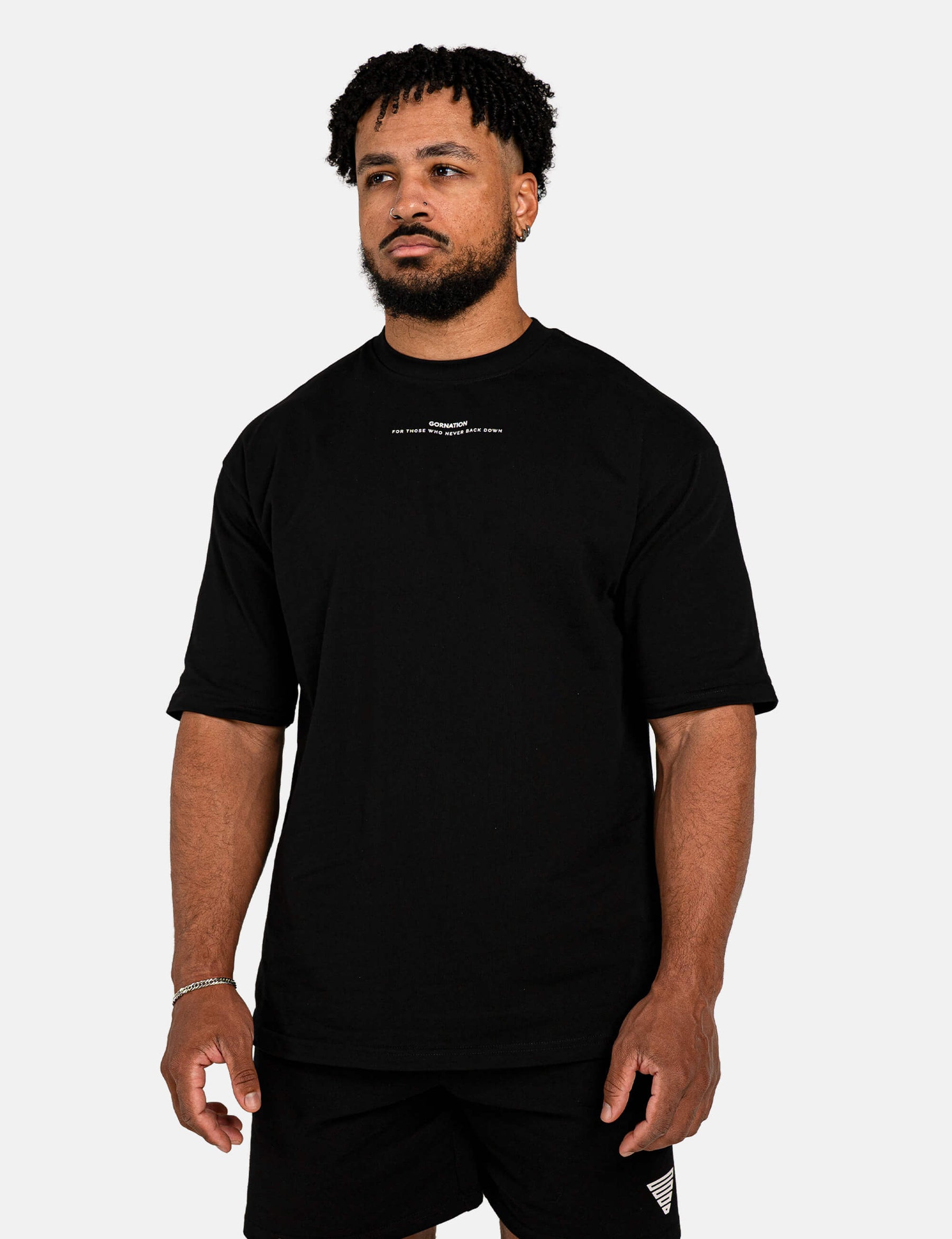 Anime Oversized T-Shirt Strength Men