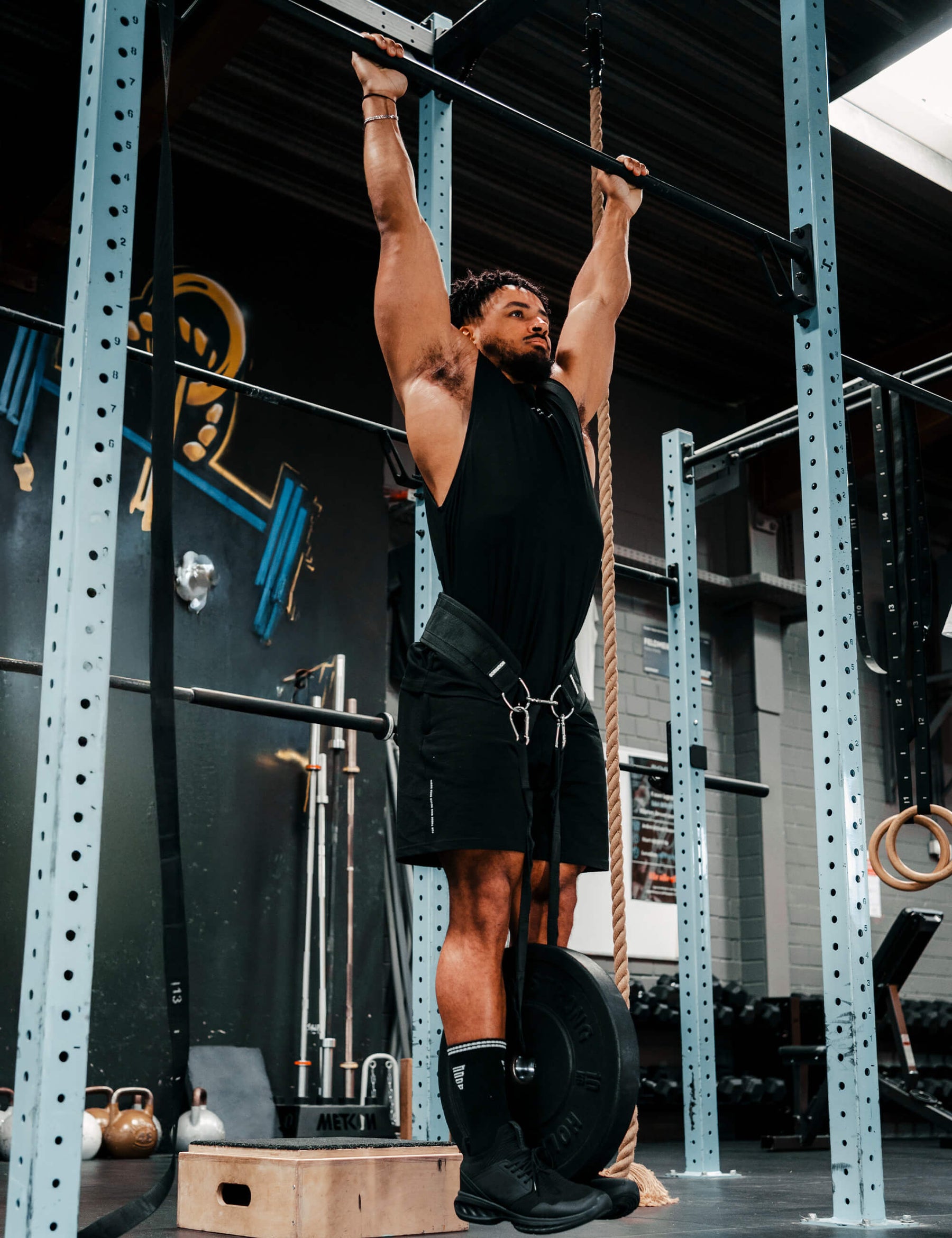 Anime Oversized Tank Top Strength Men