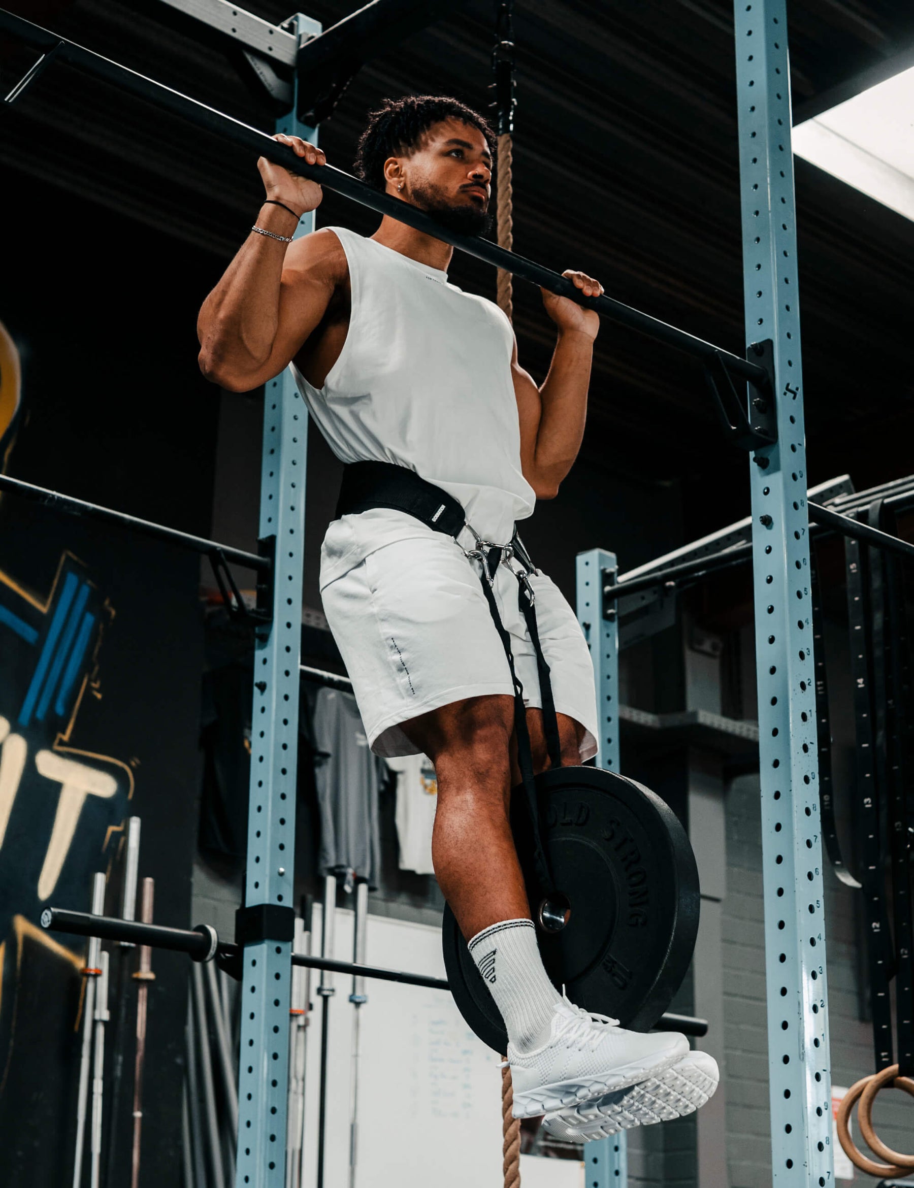 Anime Oversized Tank Top Strength Men