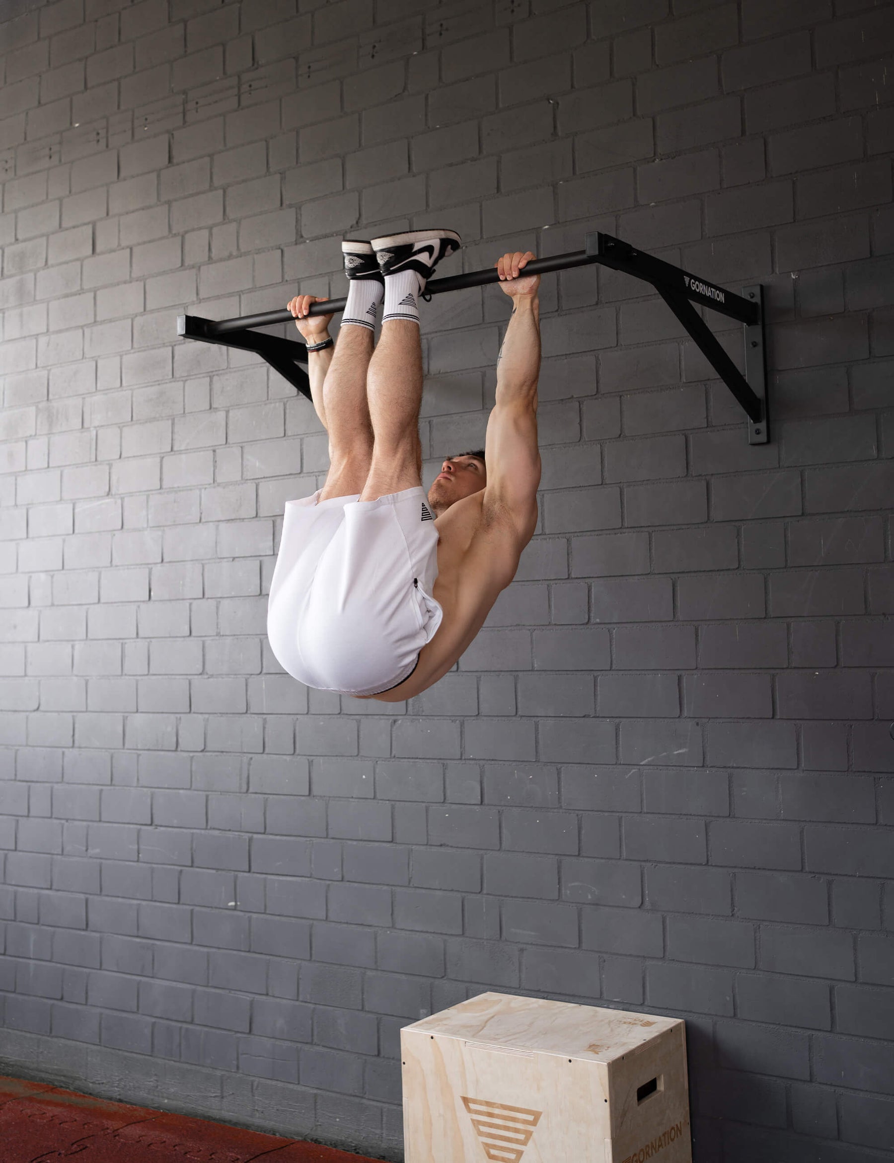 Wall Mounted Pull Up Bar Large