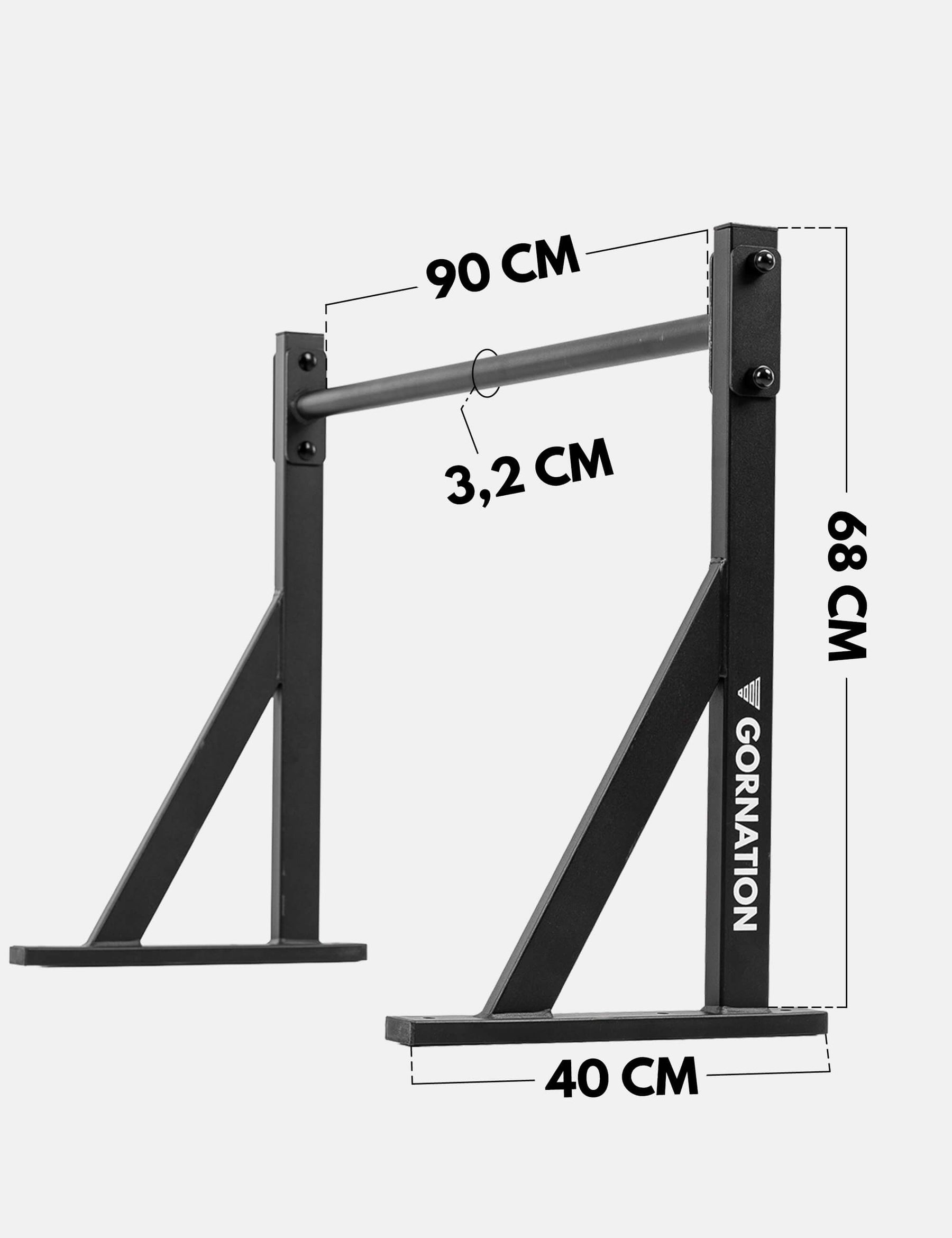 Wall Mounted Pull Up Bar Medium
