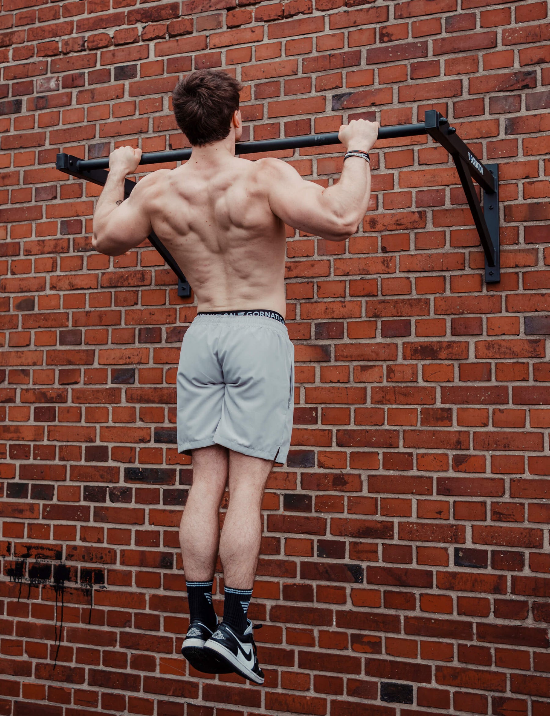 Wall Mounted Pull Up Bar Large