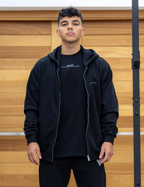 Anime Oversized Zip Jacket Strength