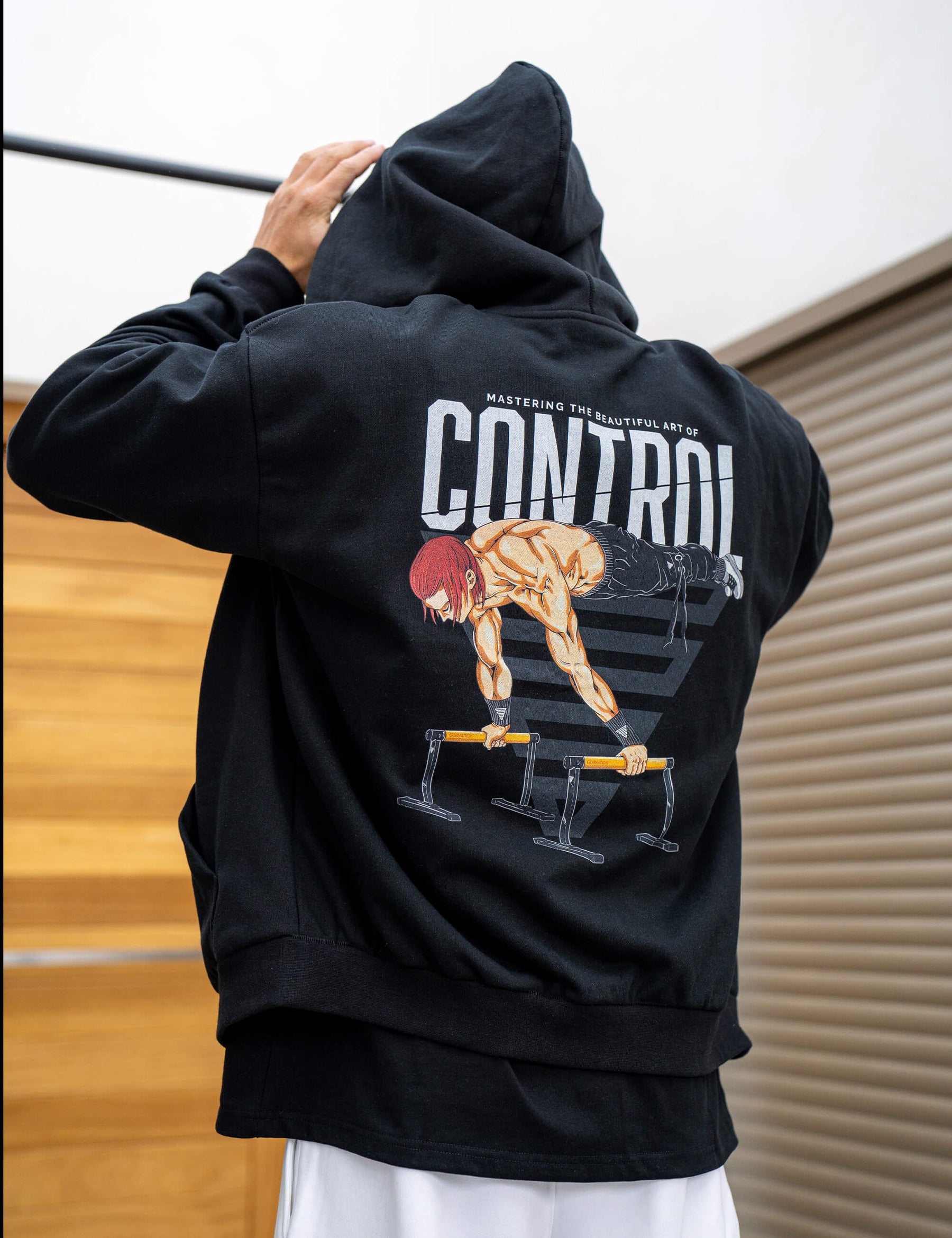 Anime Oversized Zip Jacket Control