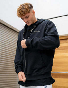 Anime Oversized Zip Jacket Control