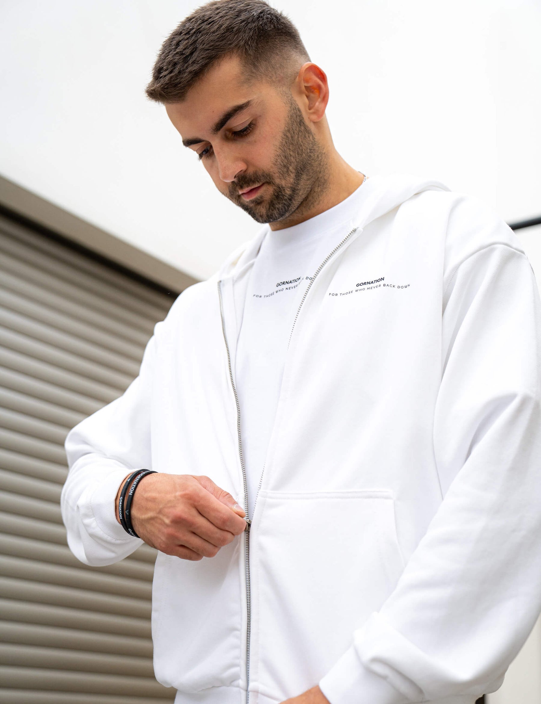 Anime Oversized Zip Jacket Balance