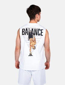 Anime Oversized Tank Top Balance Men