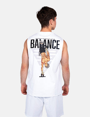 Anime Oversized Tank Top Balance Men