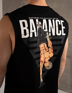 Anime Oversized Tank Top Balance Men
