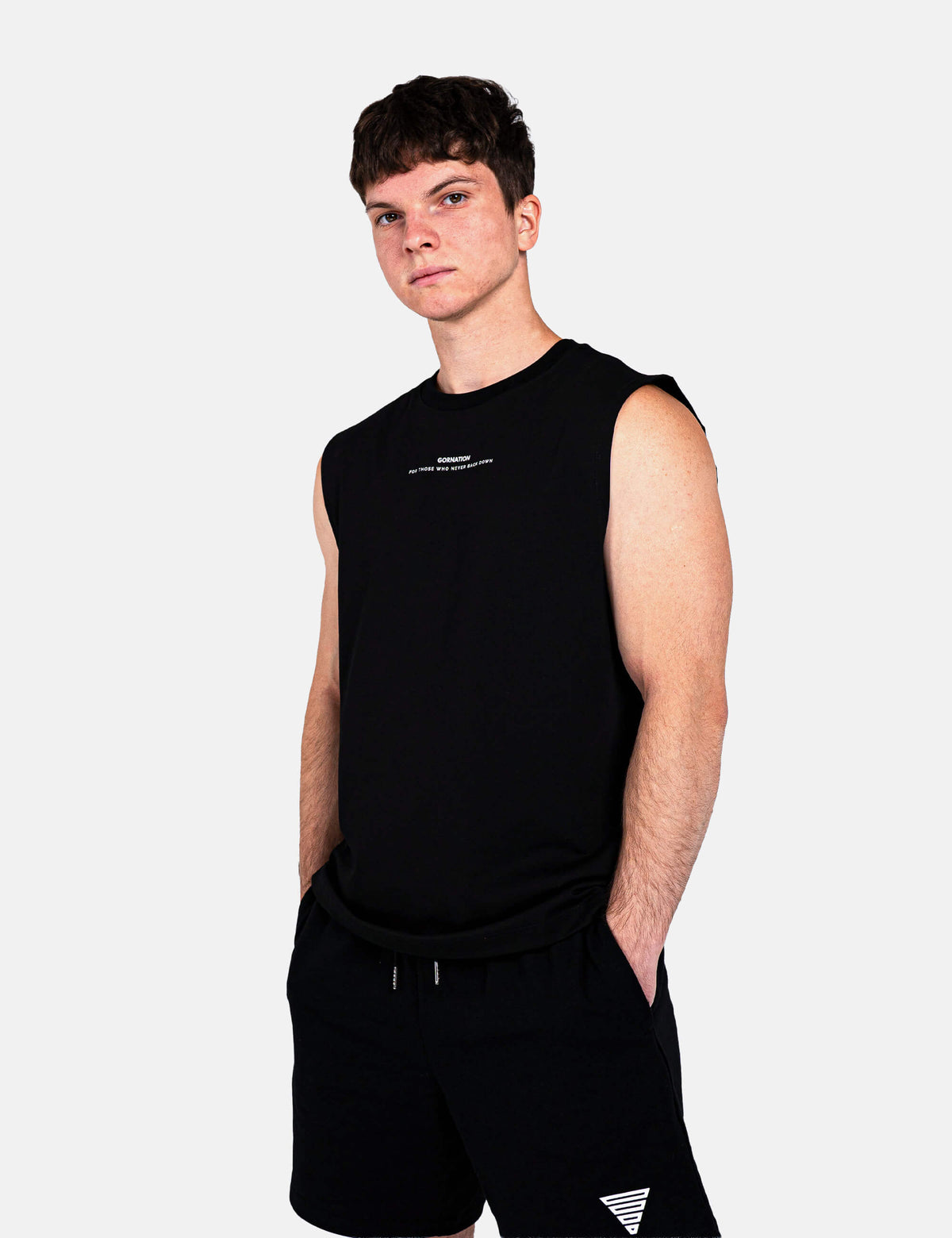 Anime Oversized Tank Top Balance Men