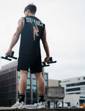 Anime Oversized Tank Top Balance Men