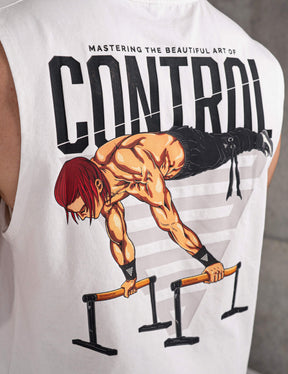 Anime Oversized Tank Top Control Men