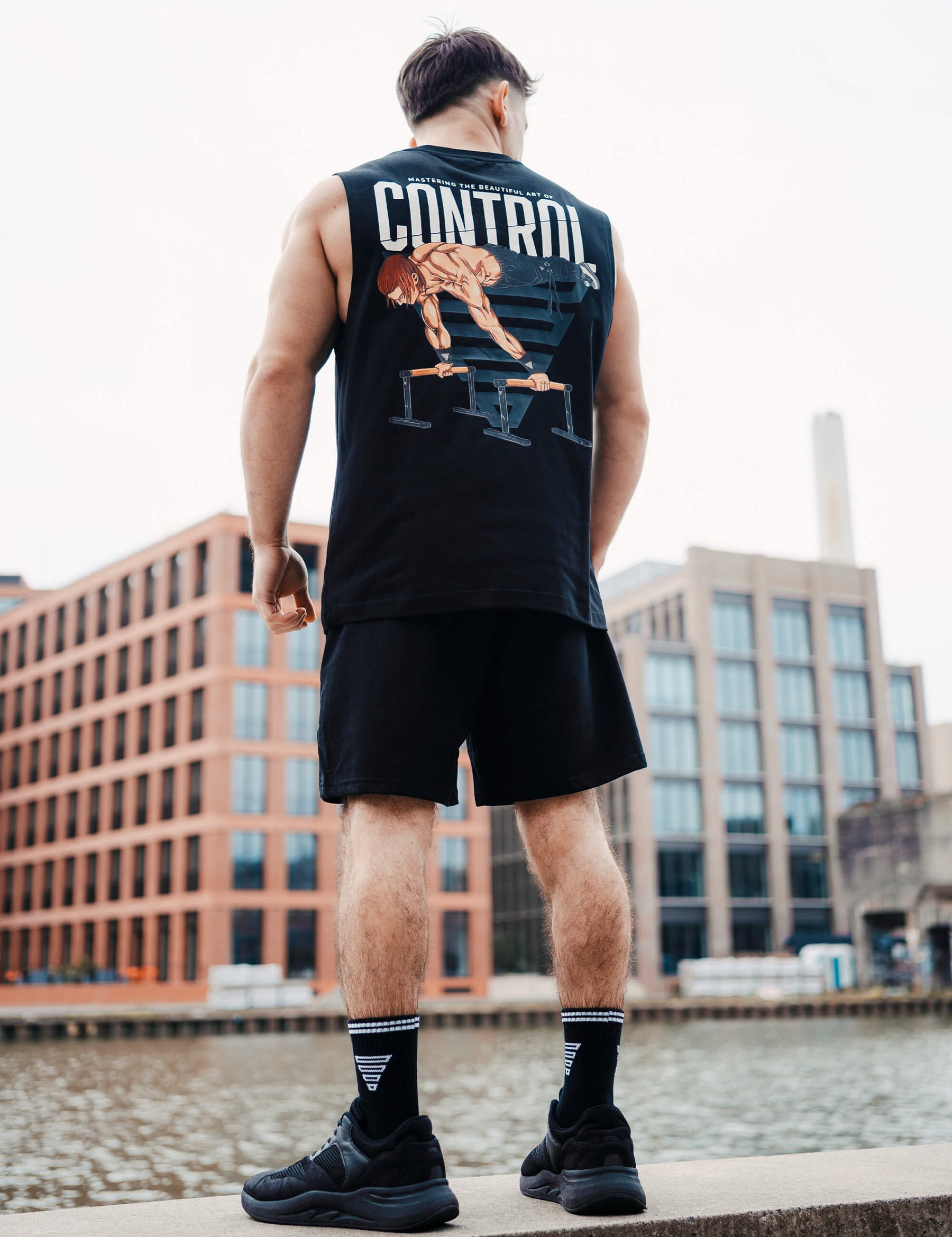Anime Oversized Tank Top Control Men