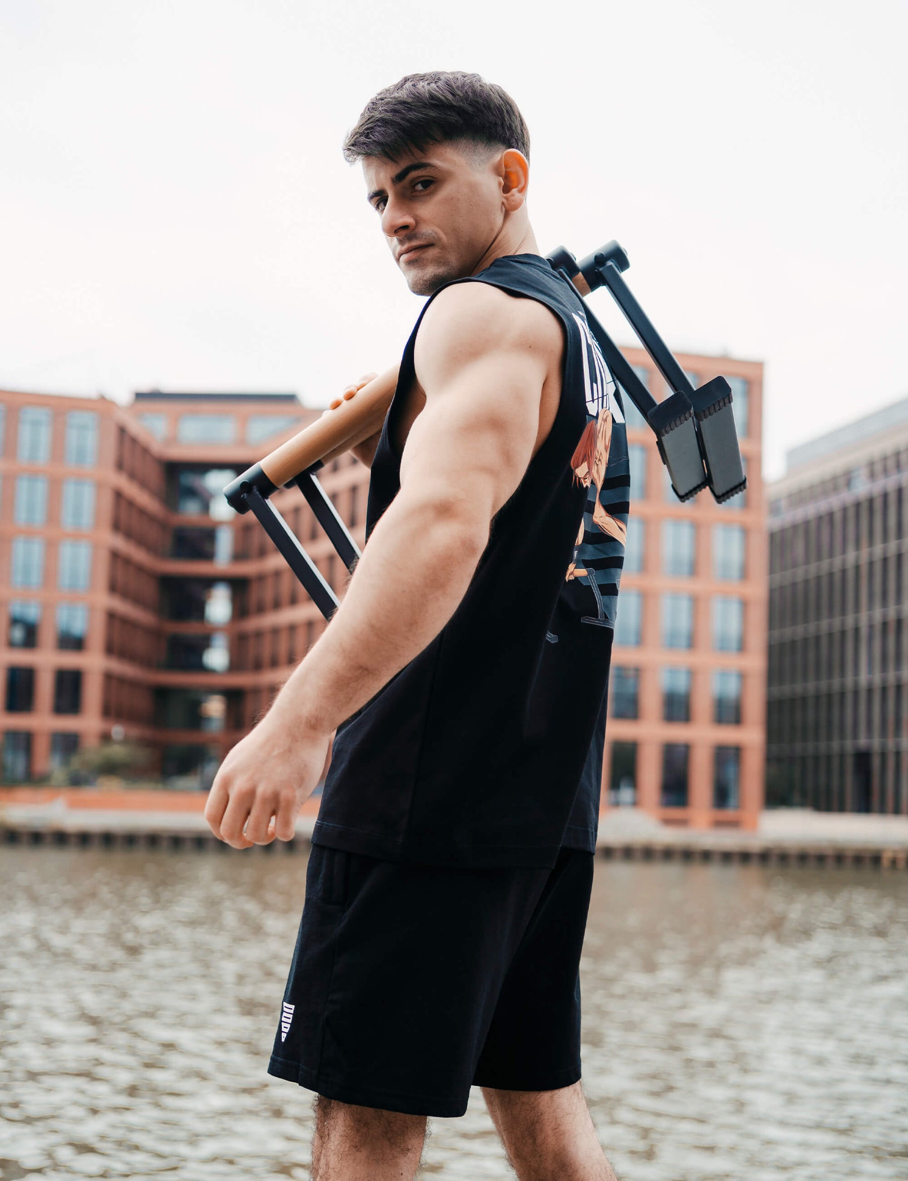 Anime Oversized Tank Top Control Men
