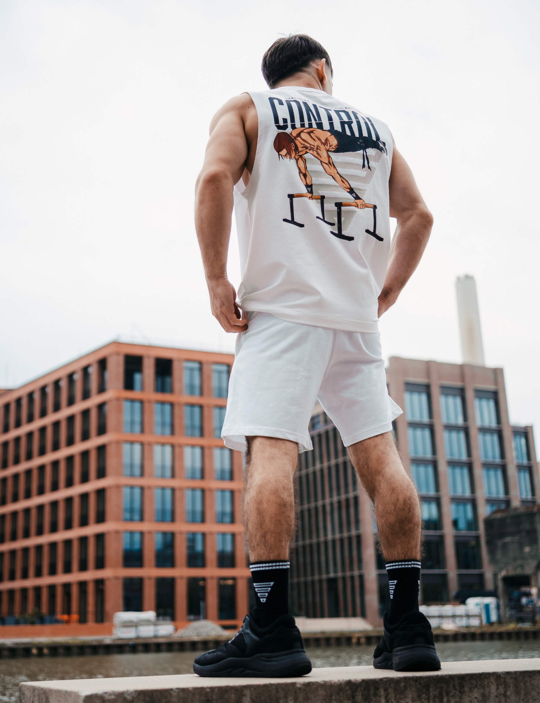 Anime Oversized Tank Top Control Men