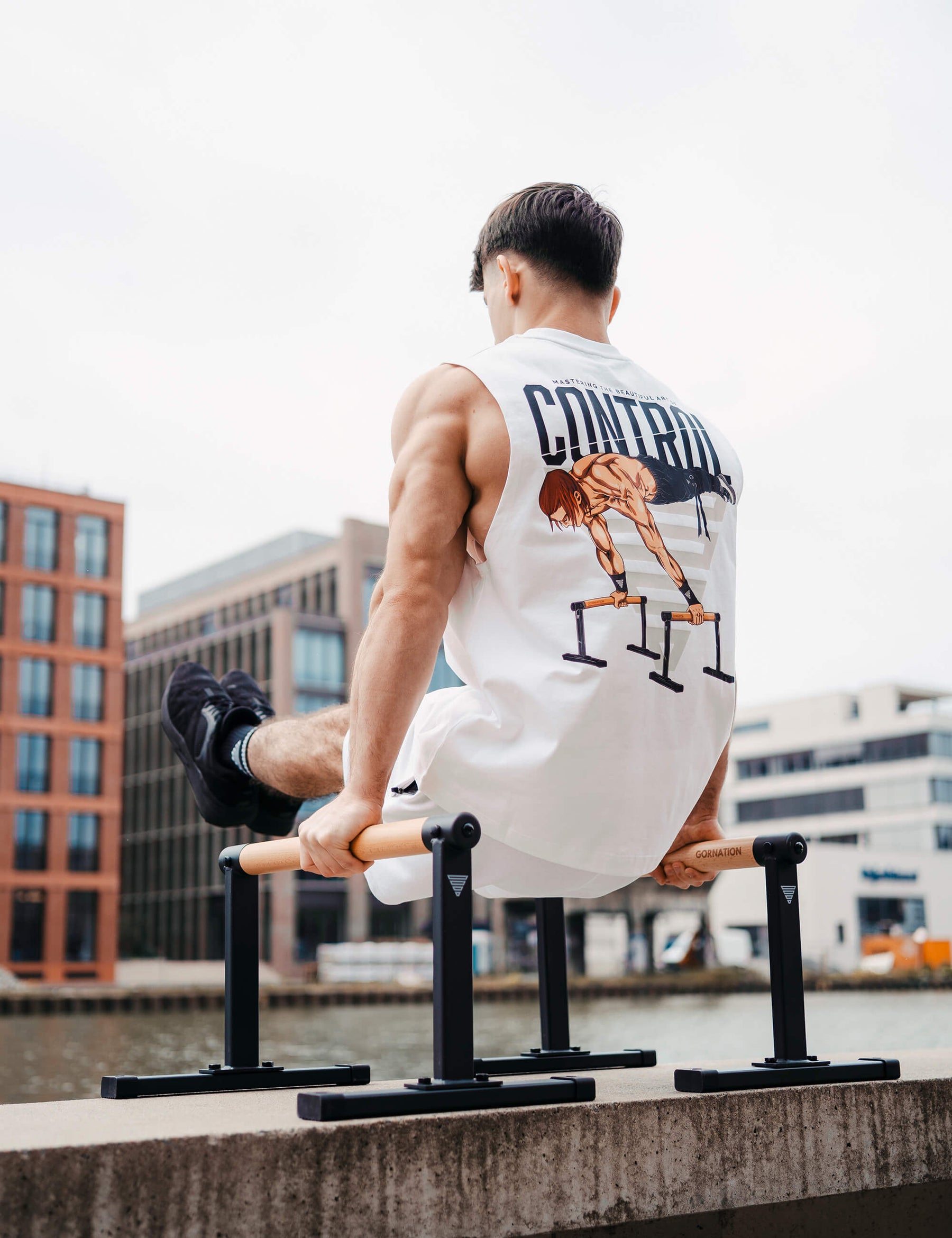 Anime Oversized Tank Top Control Men