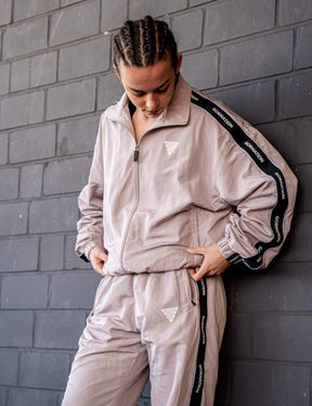 GORNATION athlete wearing the GORNATION tracksuite in grey