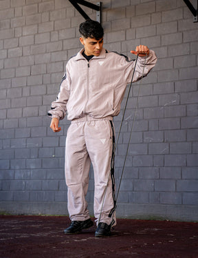 GORNATION athlete wearing the GORNATION tracksuite in grey