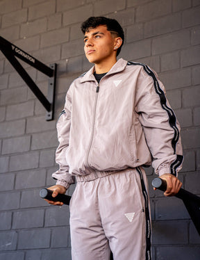 GORNATION athlete wearing the GORNATION tracksuite in grey