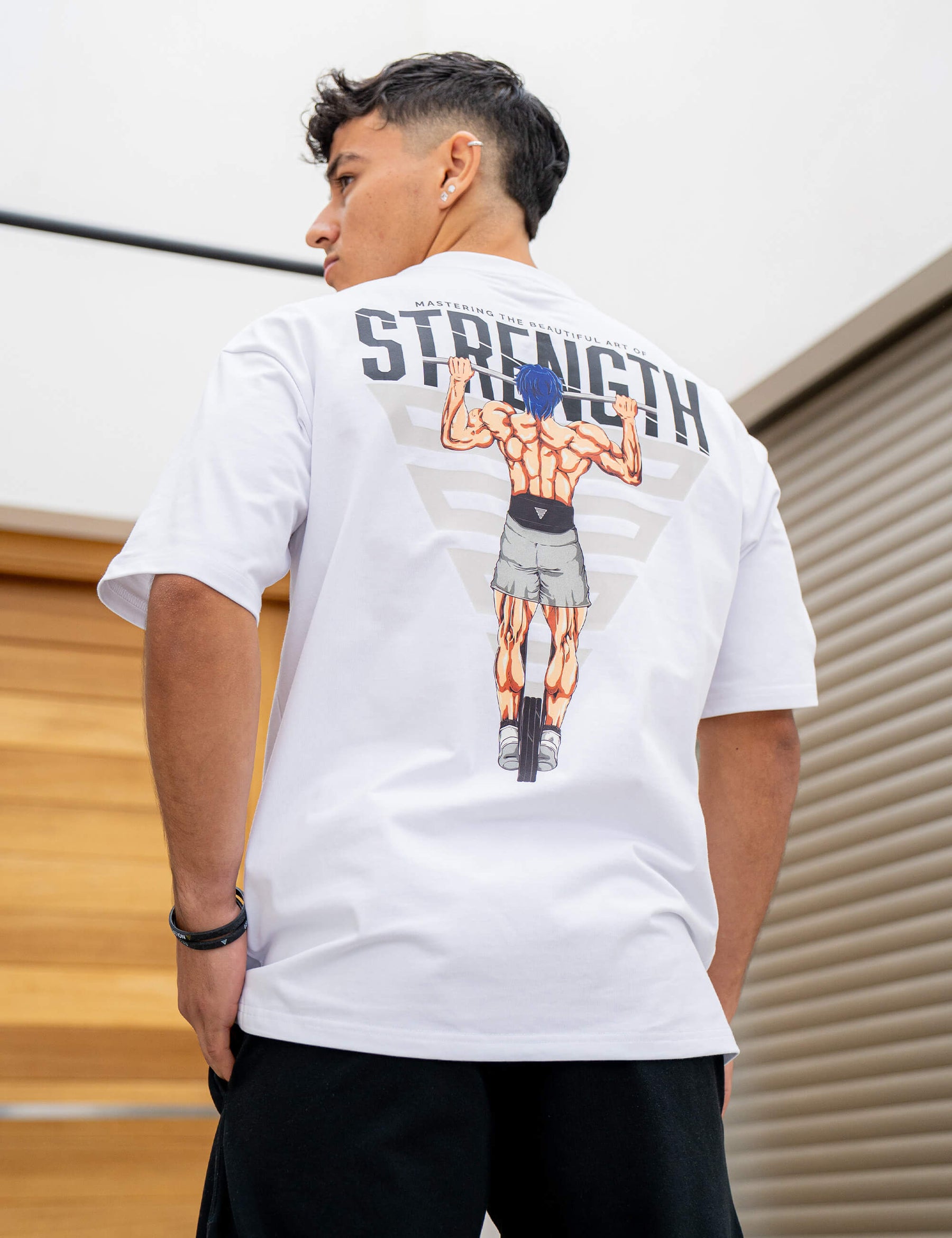 Anime Oversized T-Shirt Strength