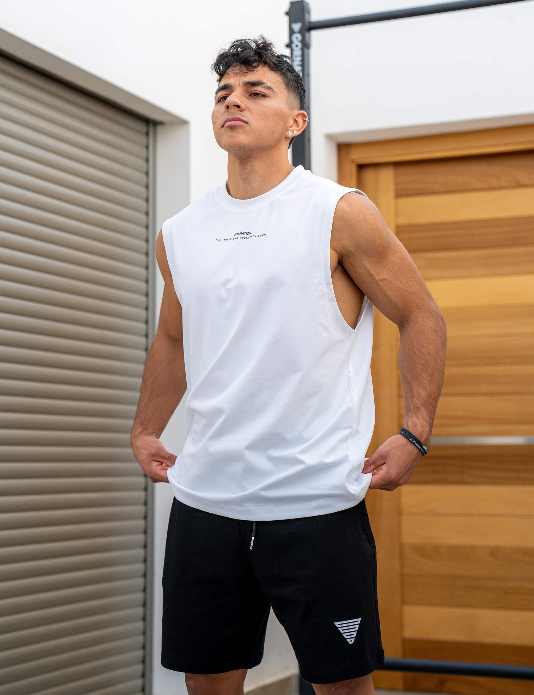 Anime Oversized Tank Top Strength