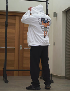 Anime Oversized Zip Jacket Strength