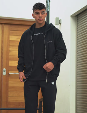 Anime Oversized Zip Jacket Strength