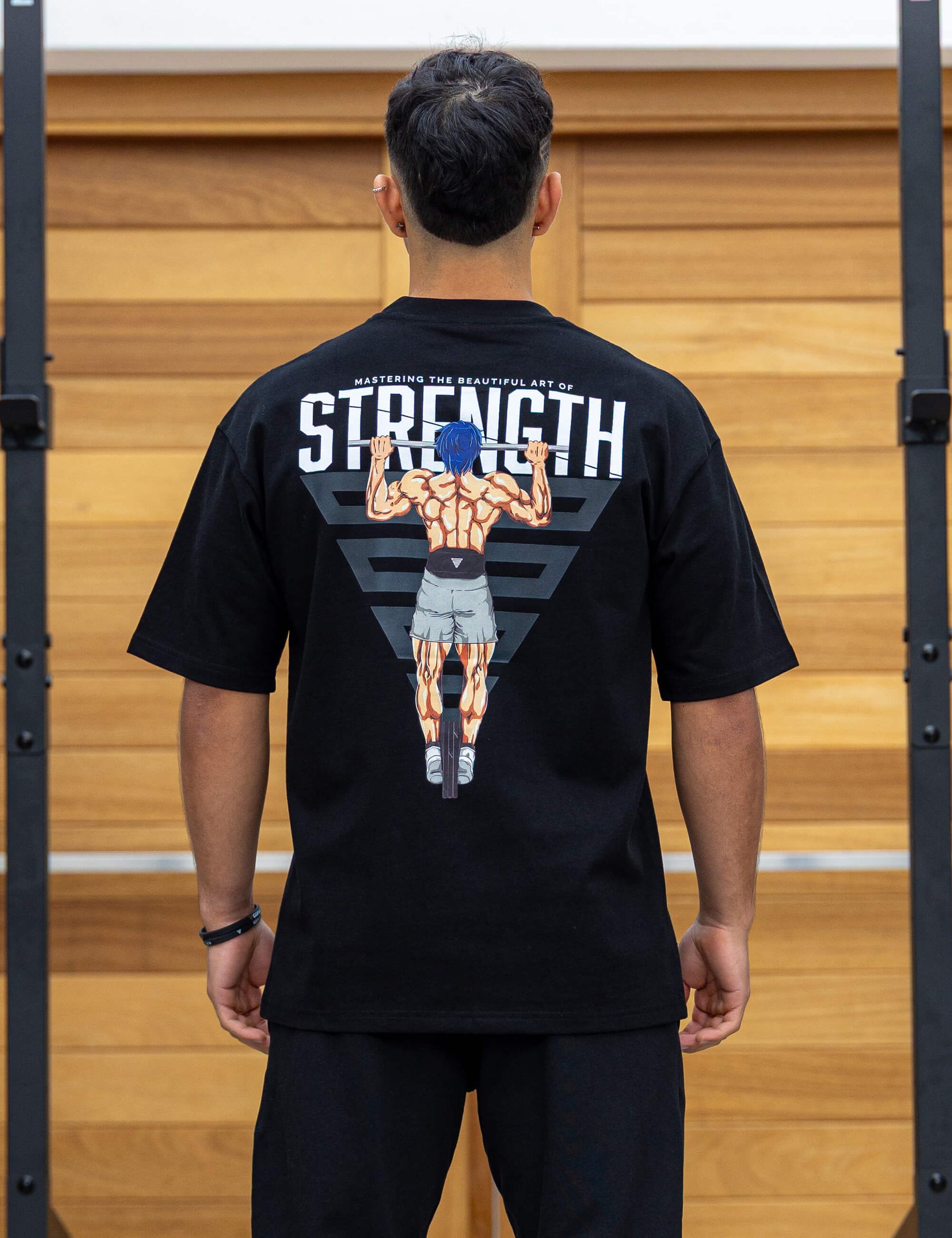 Anime Oversized T-Shirt Strength