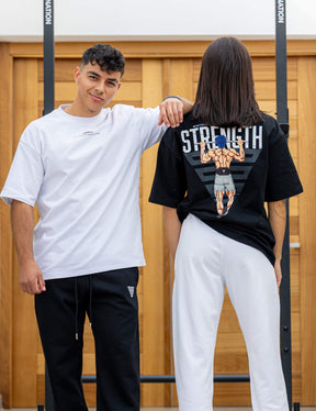 Anime Oversized T-Shirt Strength