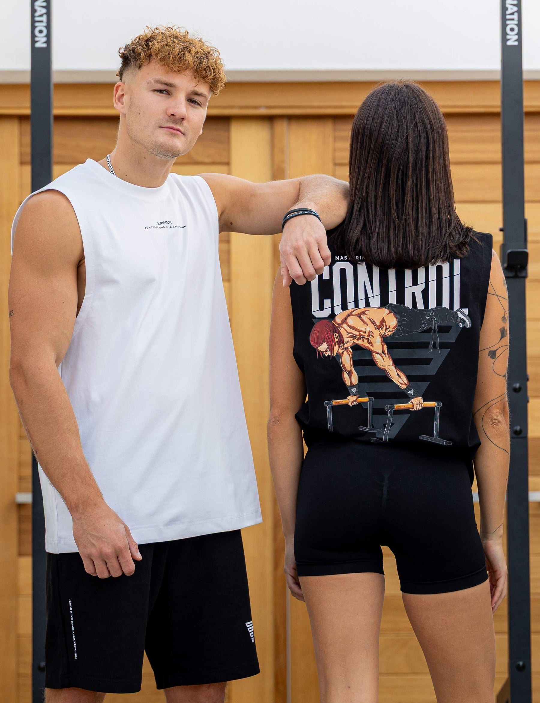 Anime Oversized Tank Top Control