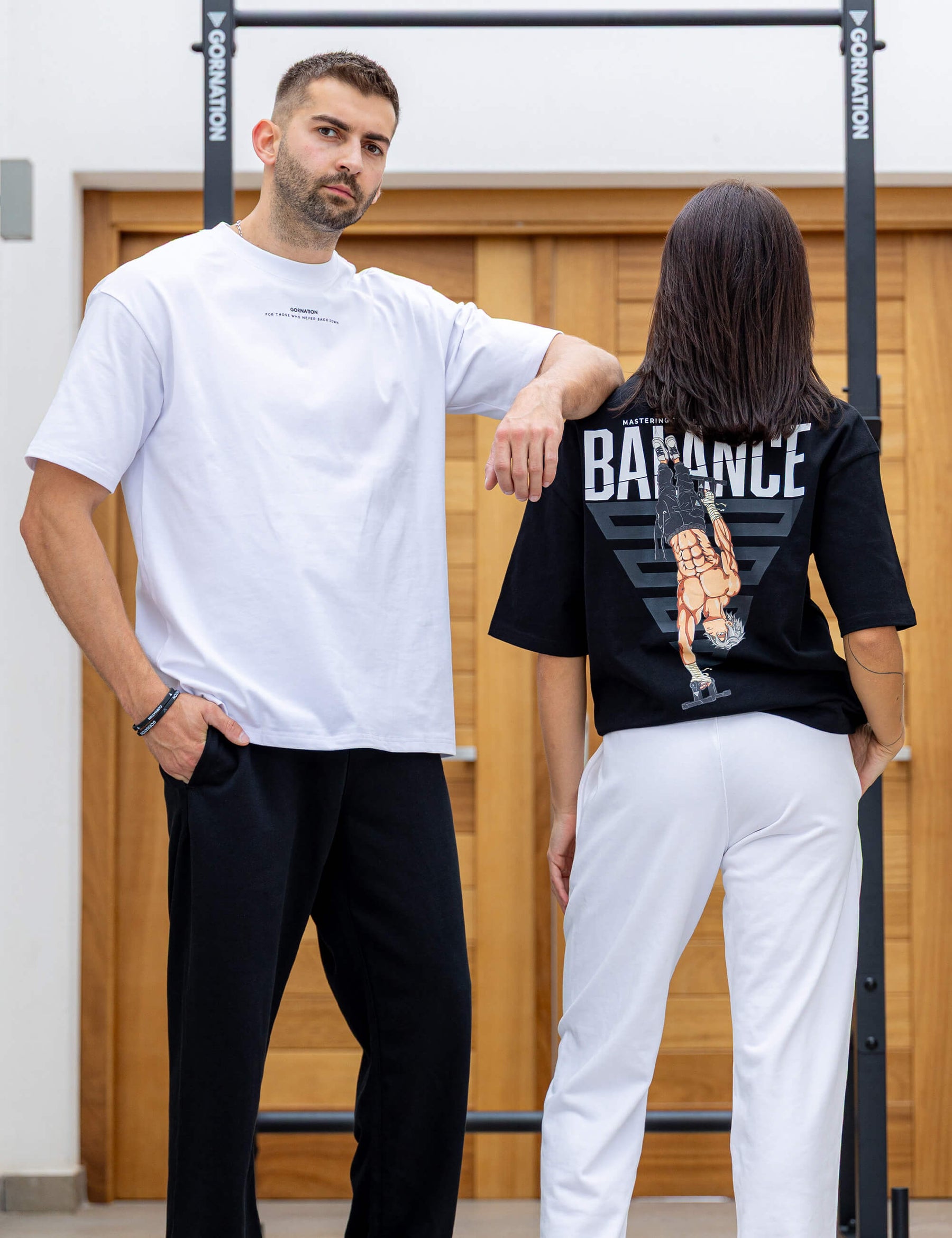 Anime Oversized T-Shirt Balance
