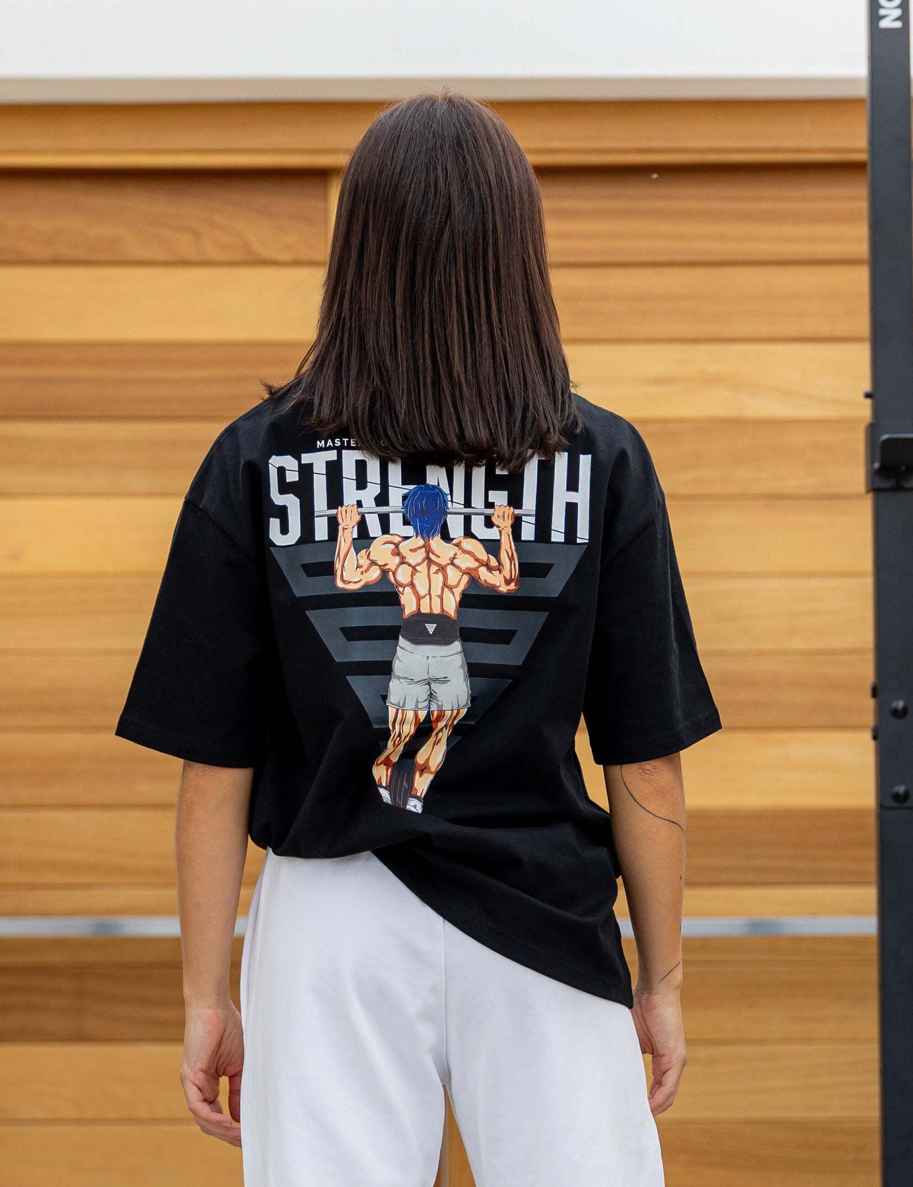 Anime Oversized T-Shirt Strength