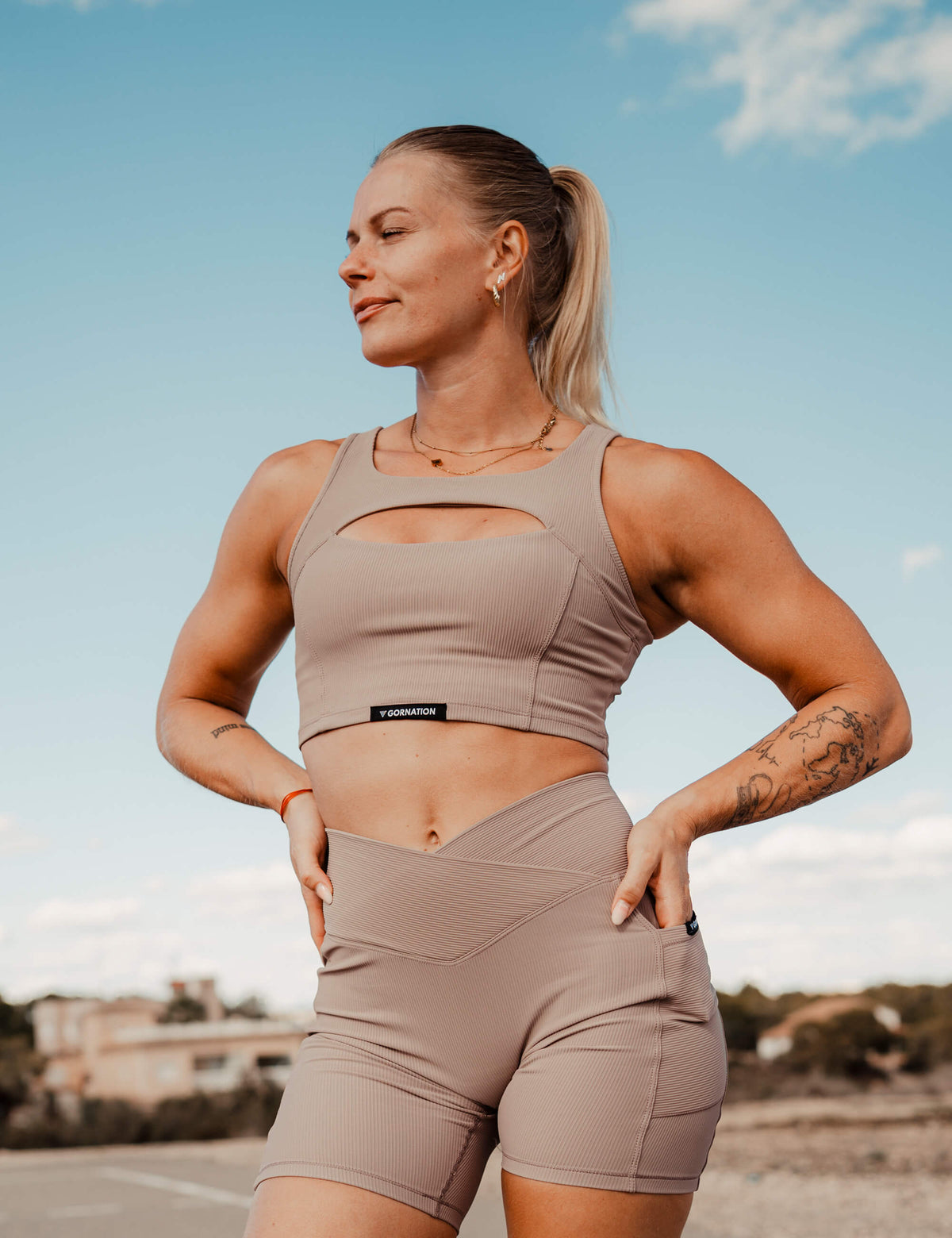 Rib Sports Bra Women